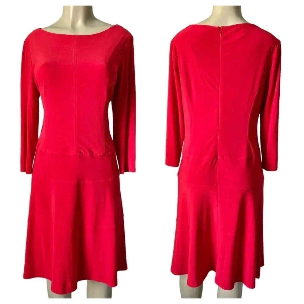 Jones Studio Red Midi Dress